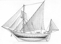 GR - Skaphi - da modello del Museo Marittimo di Symi (Rodi) 